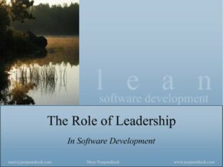 Interview with Mary Poppendieck and Role of Lean Leadership