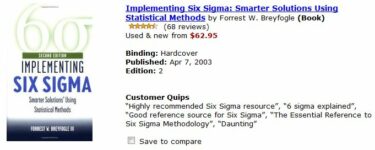 Book Review: Implementing Six Sigma