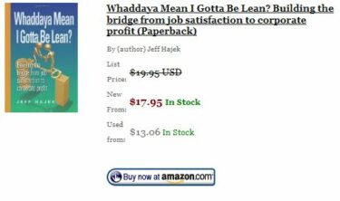 Book Review: Whaddaya Mean I Gotta Be Lean