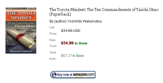 wakamatsu, toyota mindset, taiichi ohno